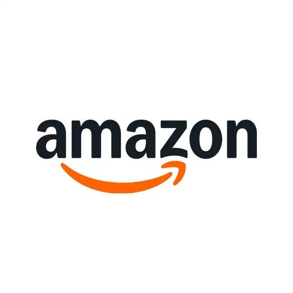 The amazon logo, featuring the word ’amazon’ in bold black lowercase letters with an orange smile-shaped arrow beneath it.