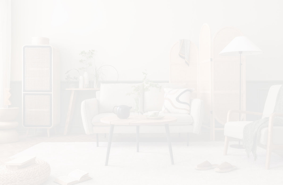 a whitened picture of a living room