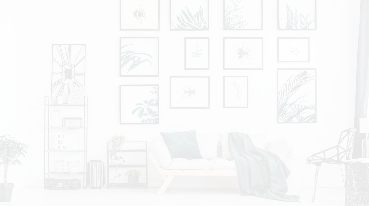 Whitened image of a gallery wall
