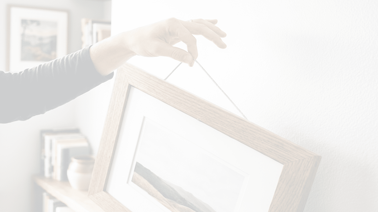 Why Your Picture Frame Keeps Going Crooked (And How to Actually Fix It) - Picture Hang Solutions