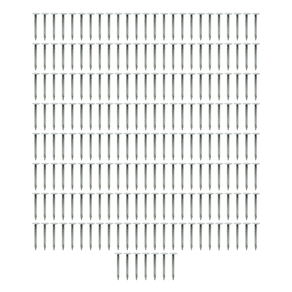 1 ¼” Electro-Galvanized Utility Nails (Roofing-Style Head)
