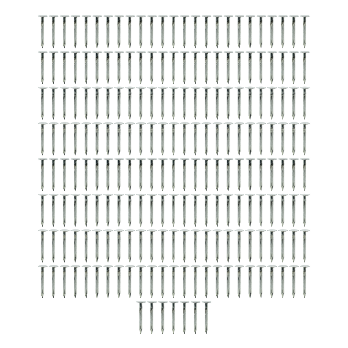 1 ¼” Electro-Galvanized Utility Nails (Roofing-Style Head)