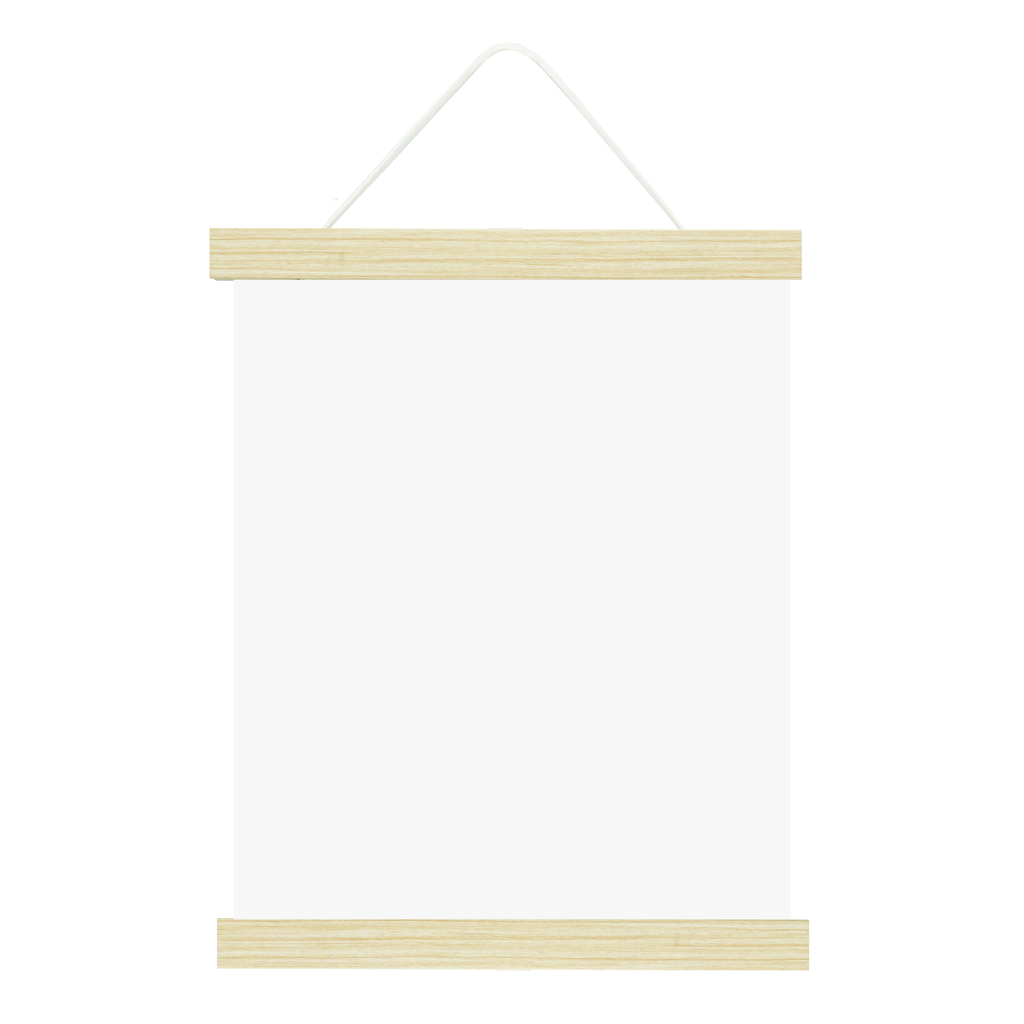 Magnetic Poster Hanger White Wash - Picture Hang Solutions