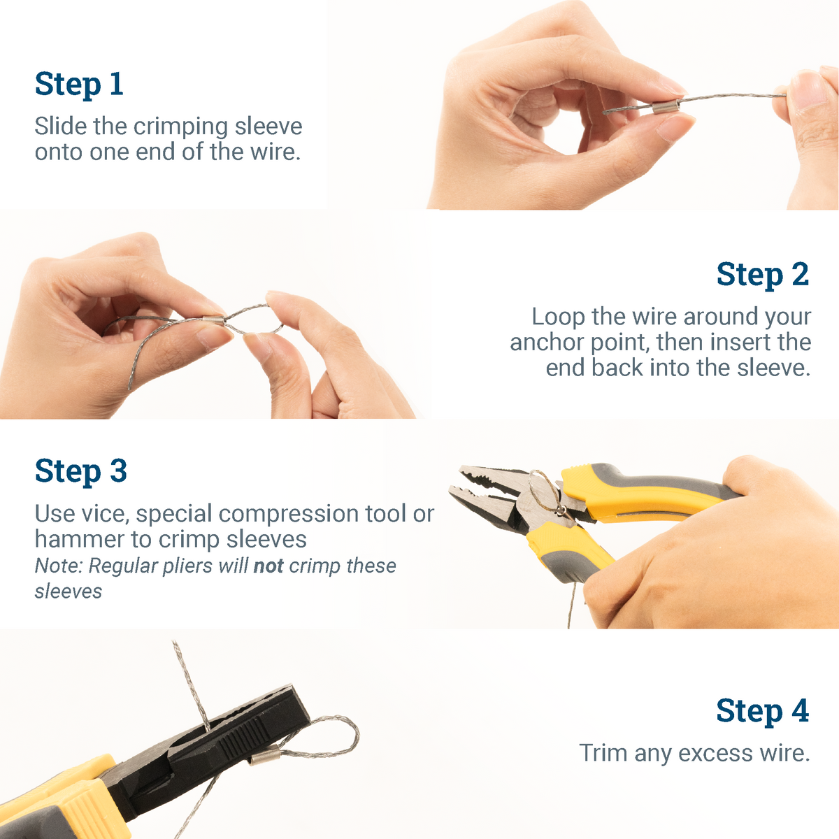 #8 Aluminum Crimping Sleeves