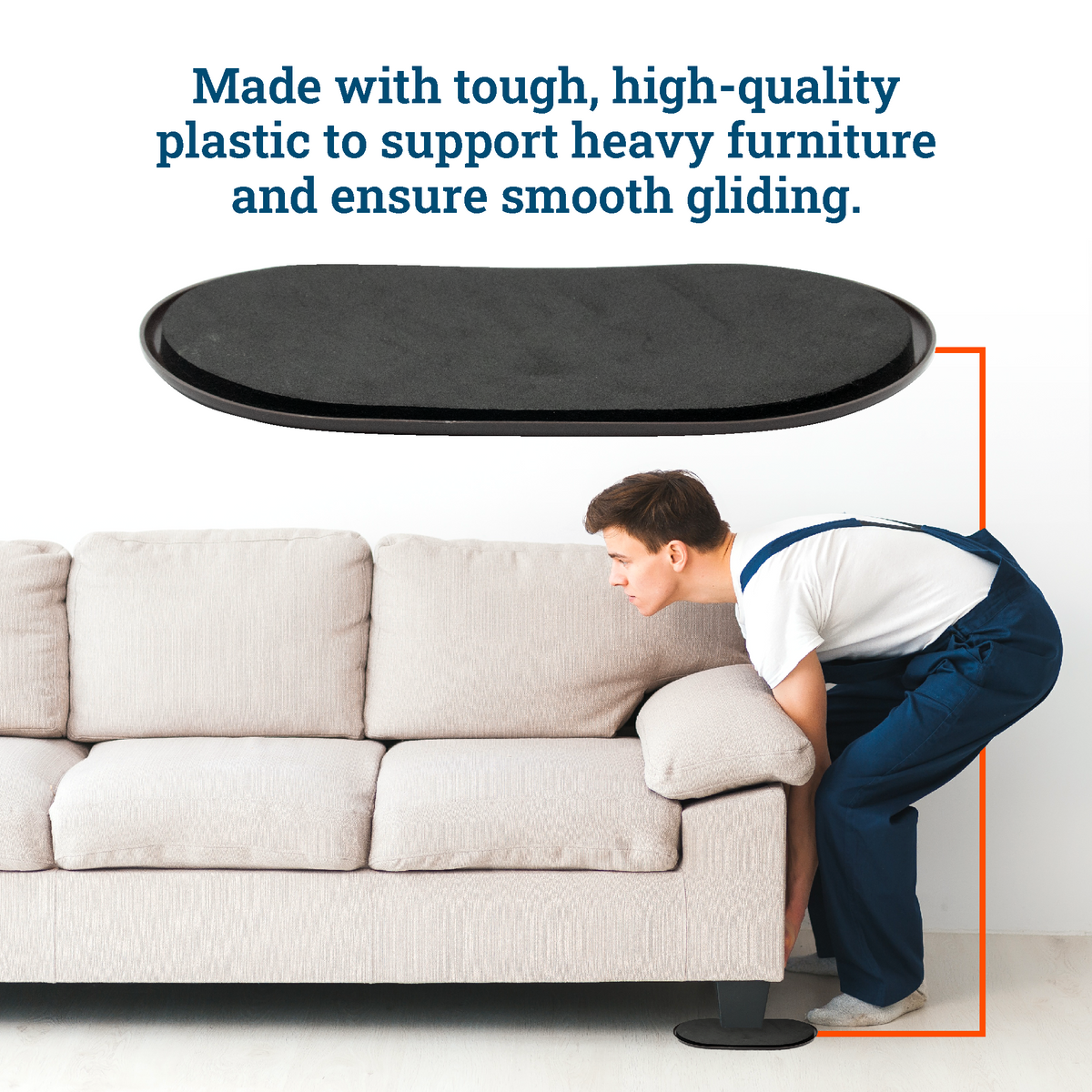 Large Furniture Sliders for Carpet
