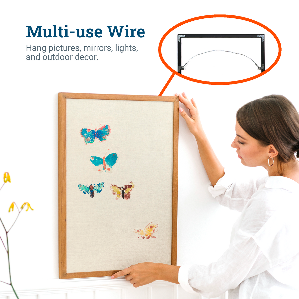 No. 5 Braided Picture Wire 100ft.