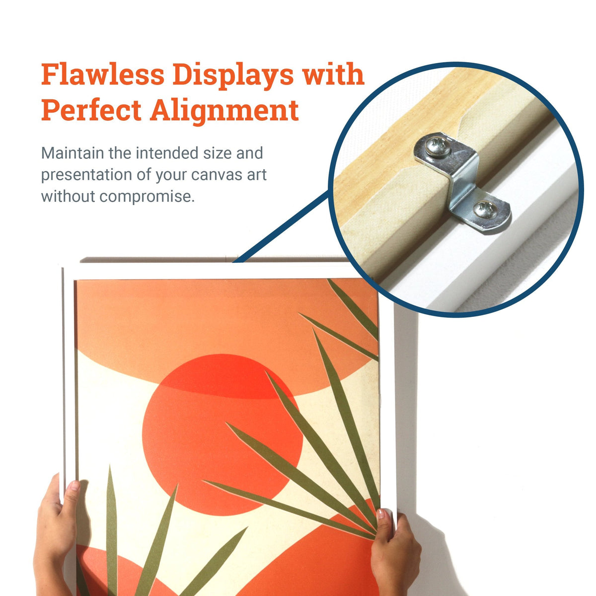 1/2“ Canvas Offset Clips - S-HWR-OS12X - Picture Hang Solutions