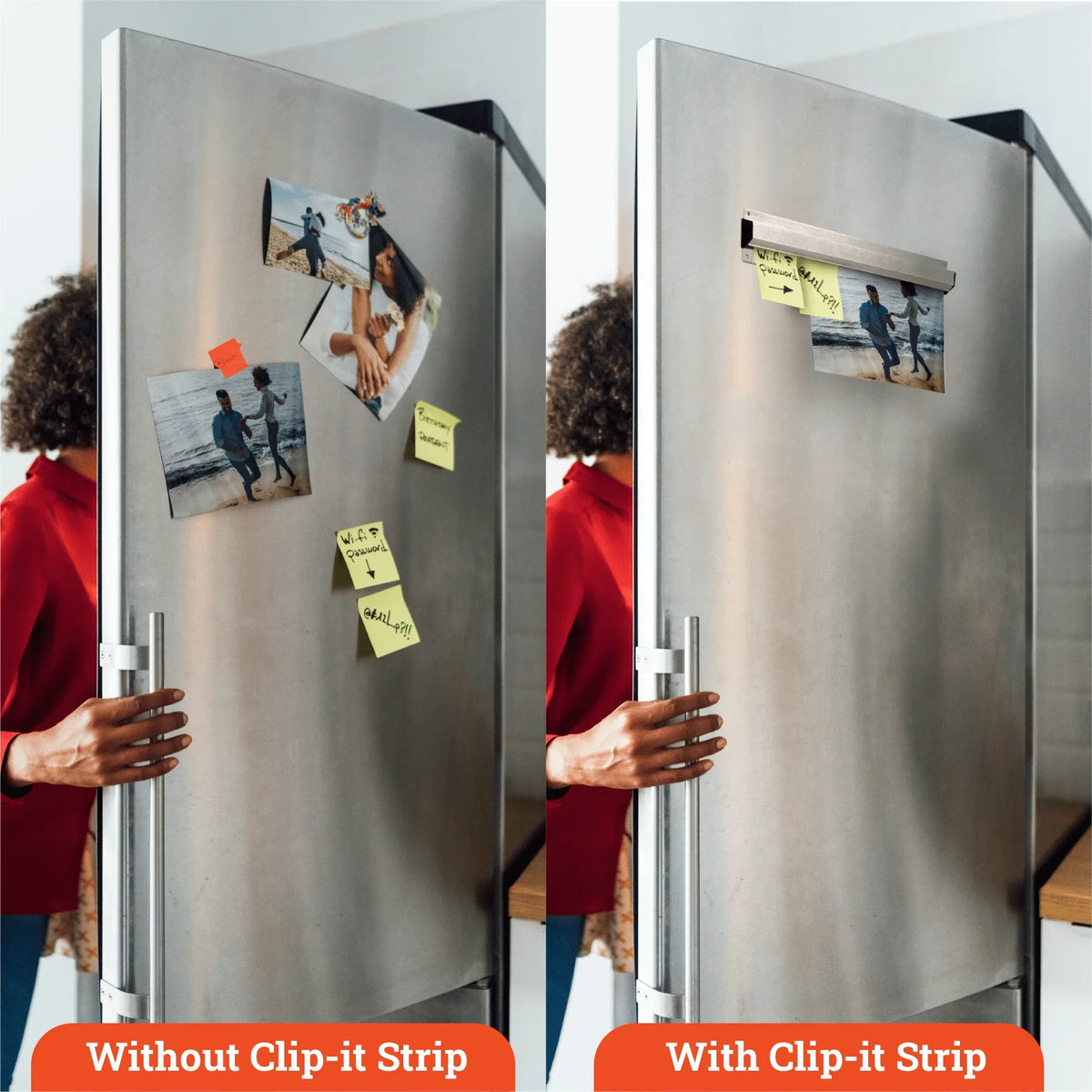 Peper Rail Clip-it Paper Rail 16 in - Aluminum | Picture Hang Solutions
