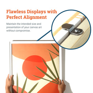 1/8“ Canvas Offset Clips - S-HWR-OS18X - Picture Hang Solutions