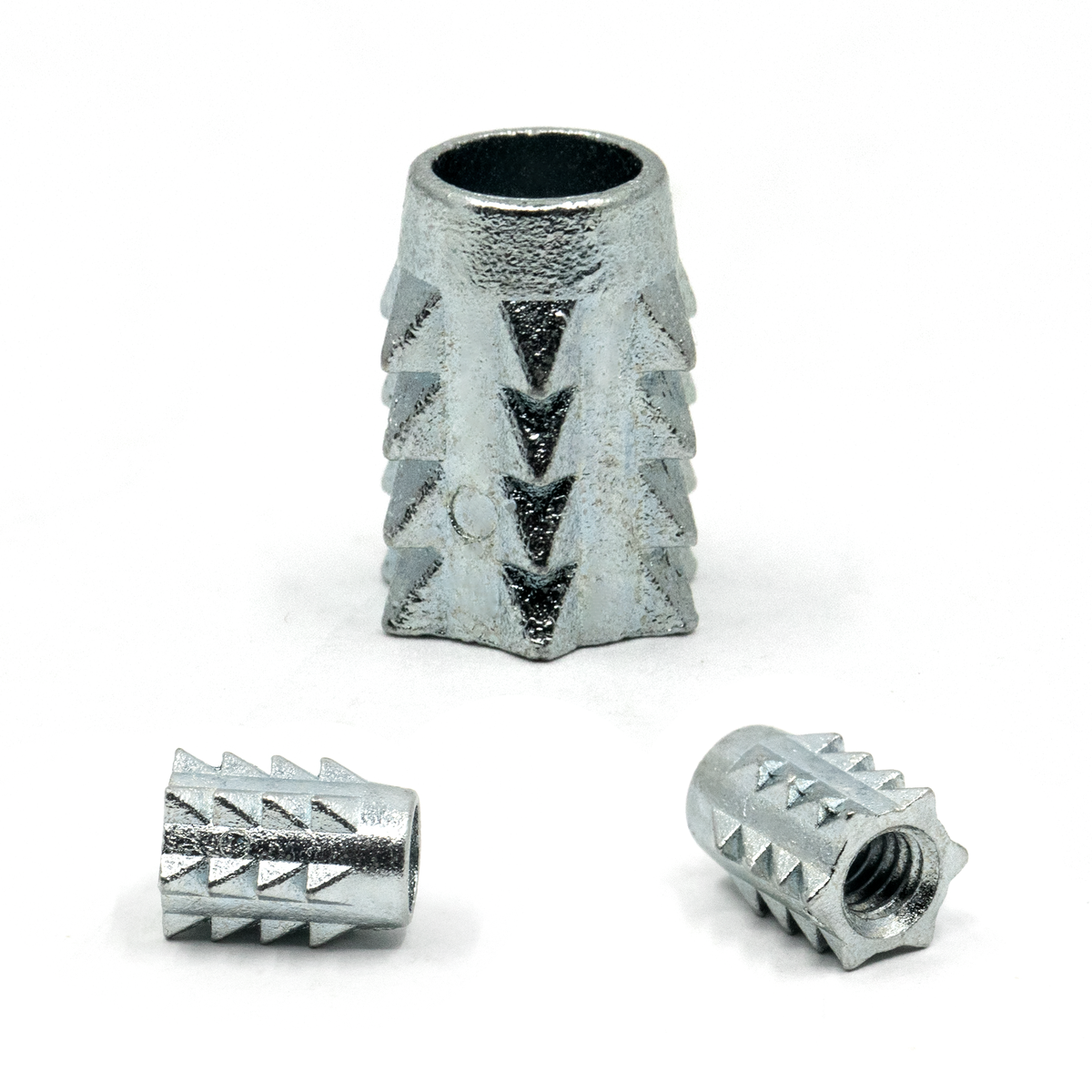 Threaded Zinc Inserts for Wood