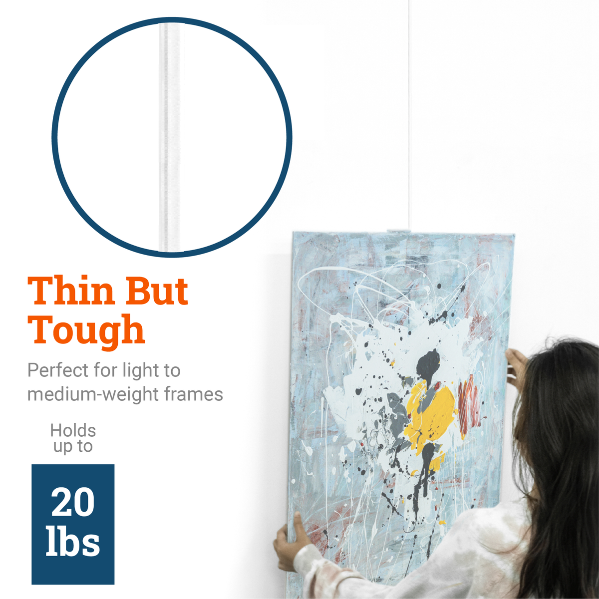 Invisible Hanging Cord -Nylon - 100 feet
