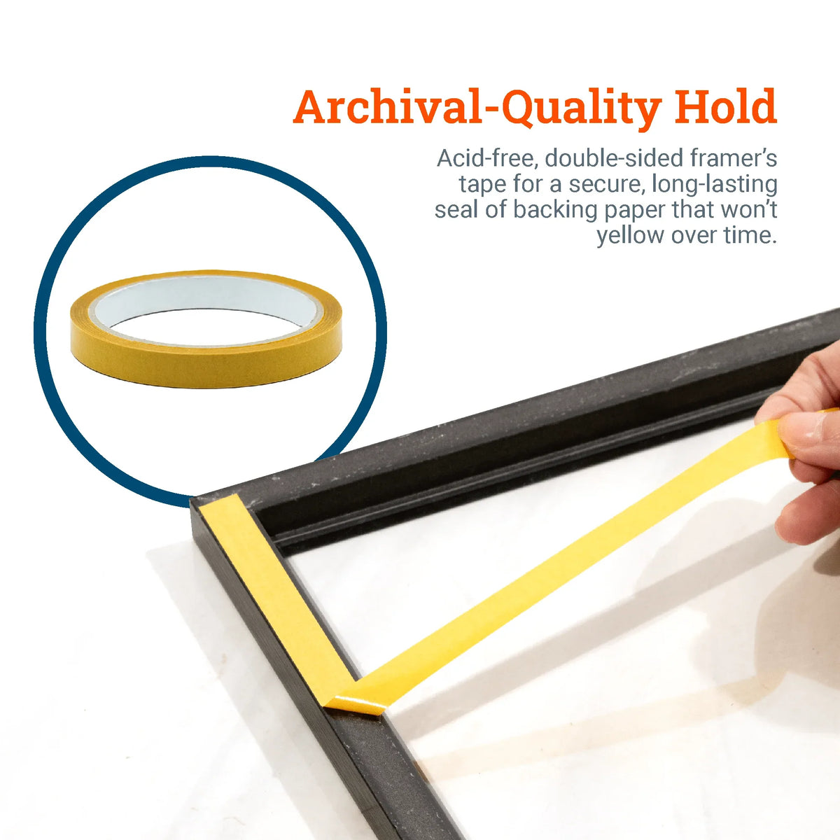 Acid - Free Adhesive Transfer Tape - S-TAPE-ATG - Picture Hang Solutions