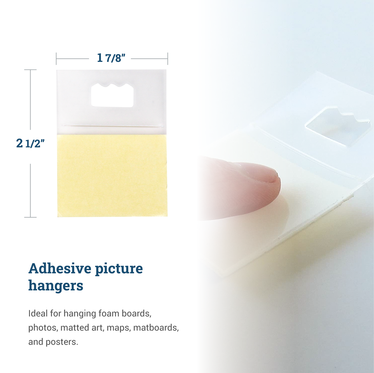 Adhesive Picture Hanger | Zig-Zag Hanger