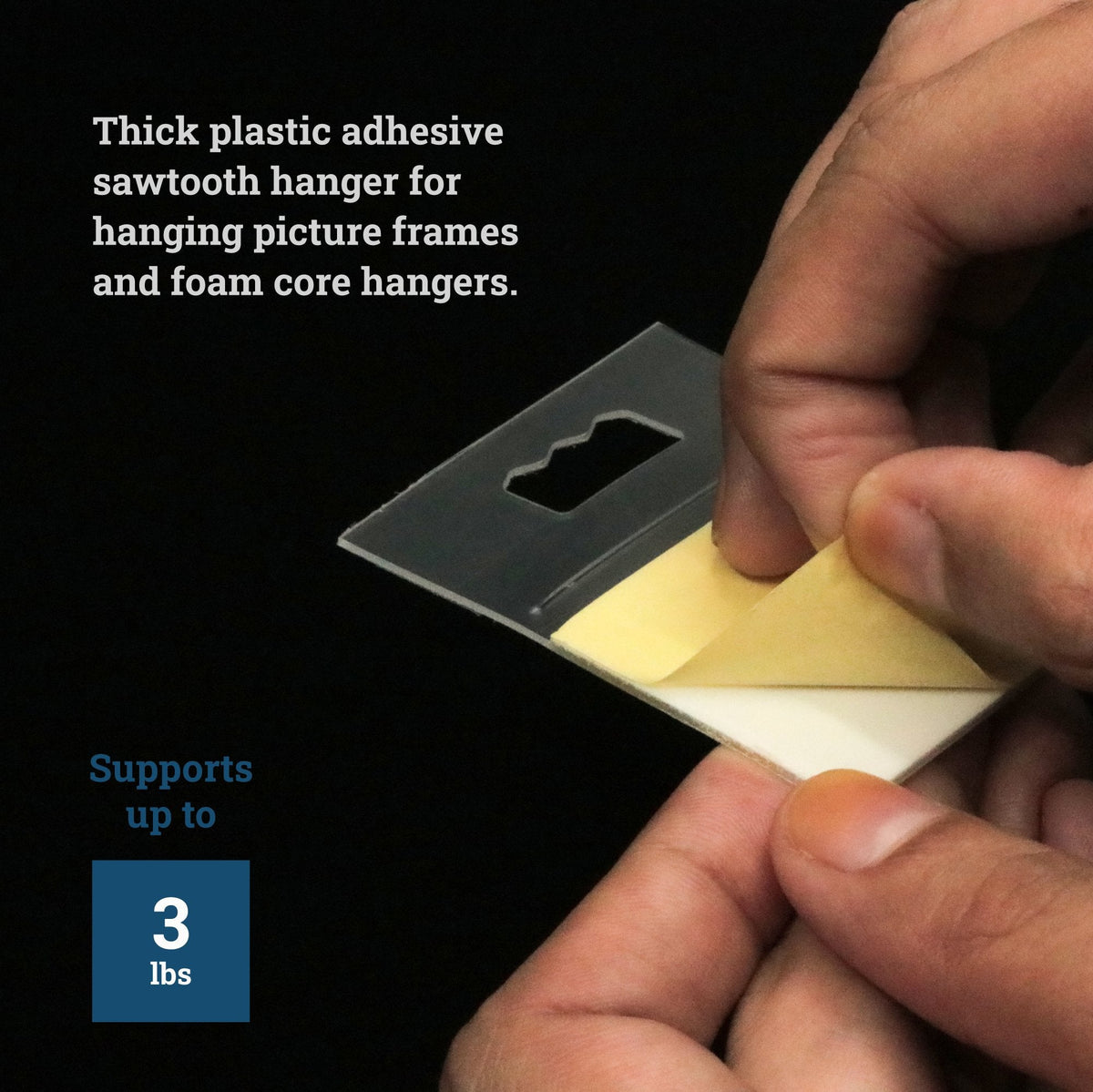 Adhesive Picture Hanger | Zig - Zag Hanger - S-HWR-108X - Picture Hang Solutions