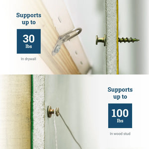 Bear Claw Screw Hanger - Gold - S-SC-BEARGX - Picture Hang Solutions