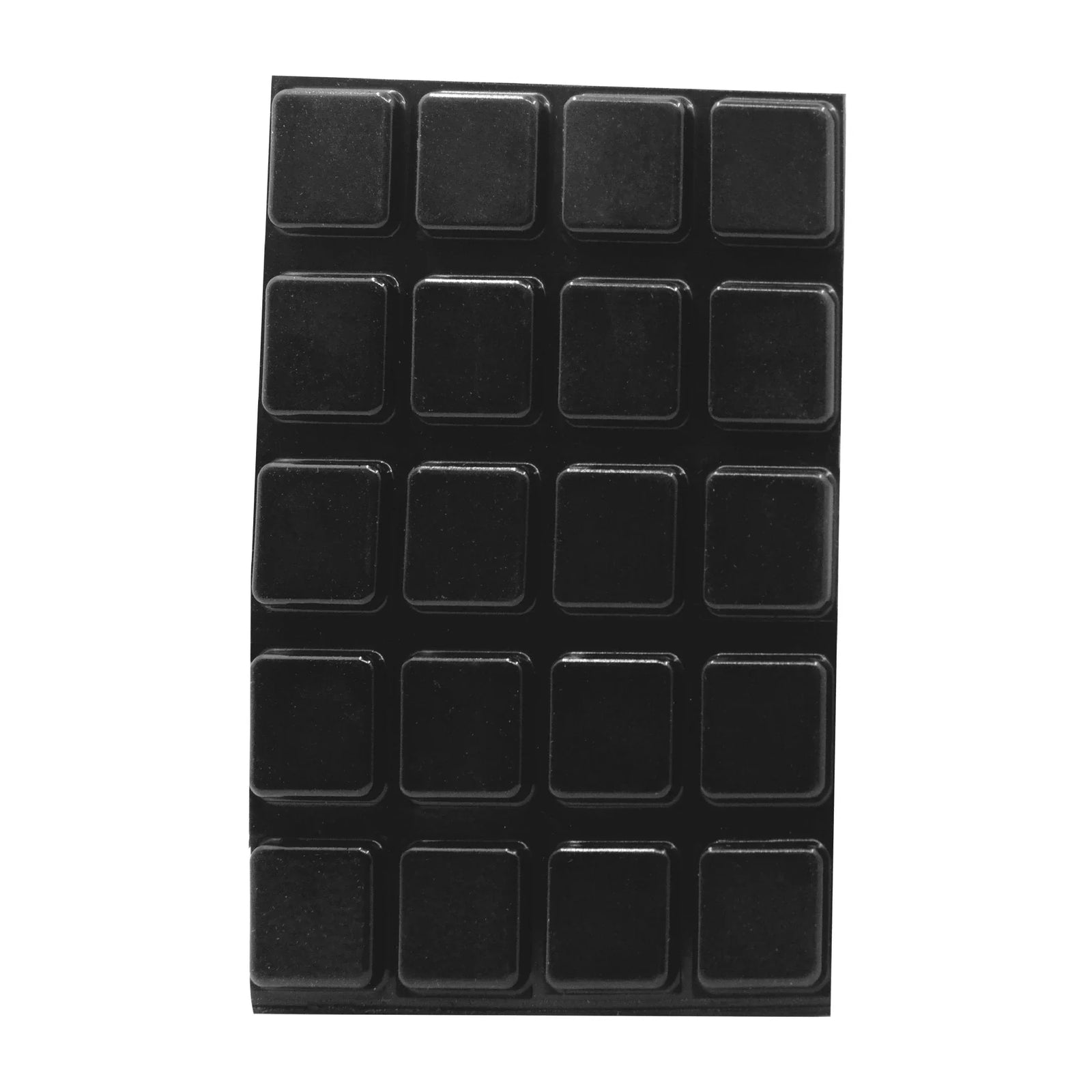 Black Adhesive Rubber Feet - S-BMP-SQ1BXX - Picture Hang Solutions