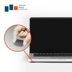 Black Adhesive Rubber Feet - S-BMP-SQ1BXX - Picture Hang Solutions