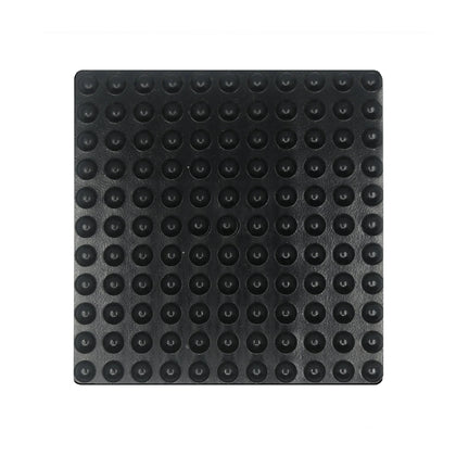 Black Dome Rubber Bumpers for Hanging Pictures - S-HWR-129-BC - Picture Hang Solutions