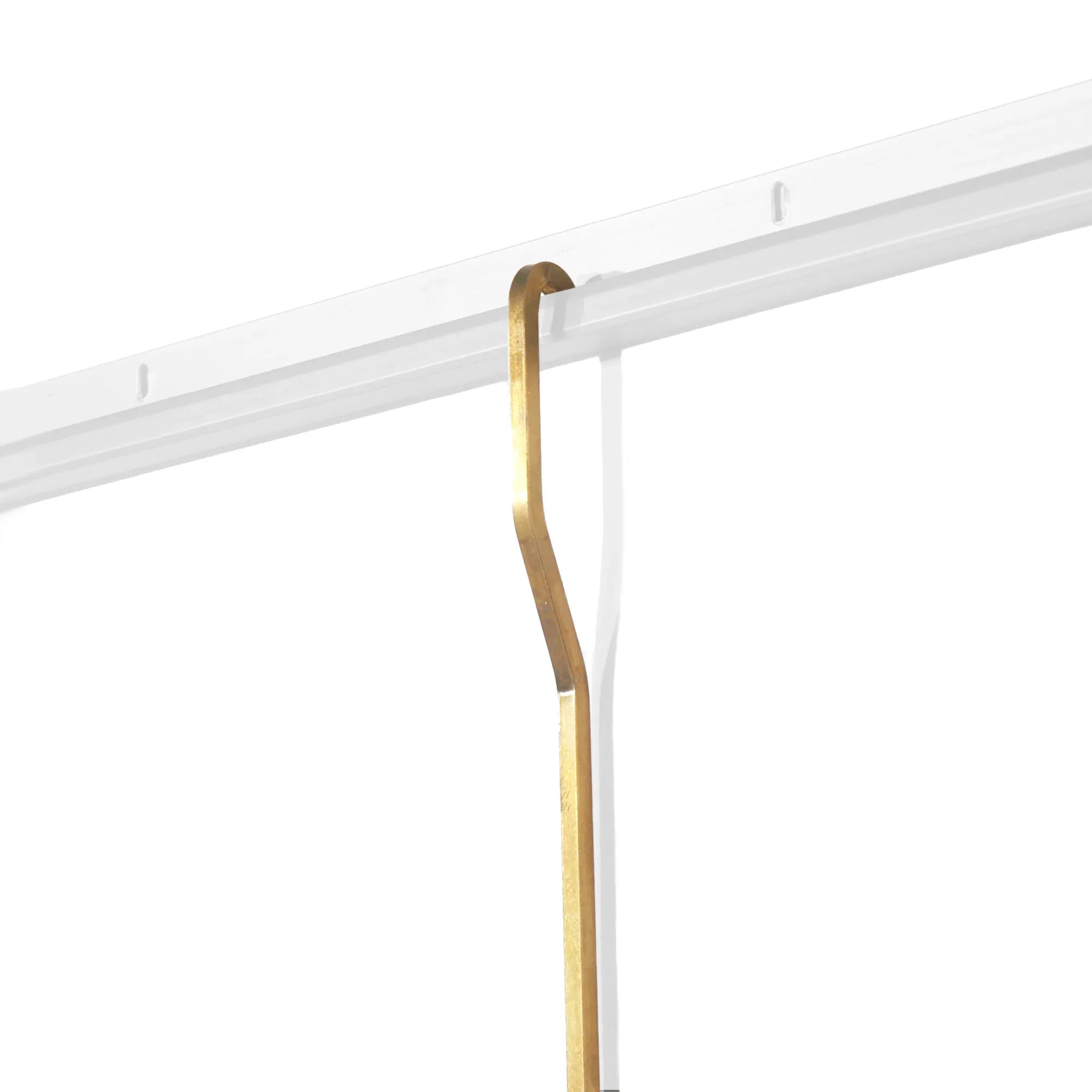 Brass French Gallery Rods for Hanging Art and Pictures - Picture Hang ...