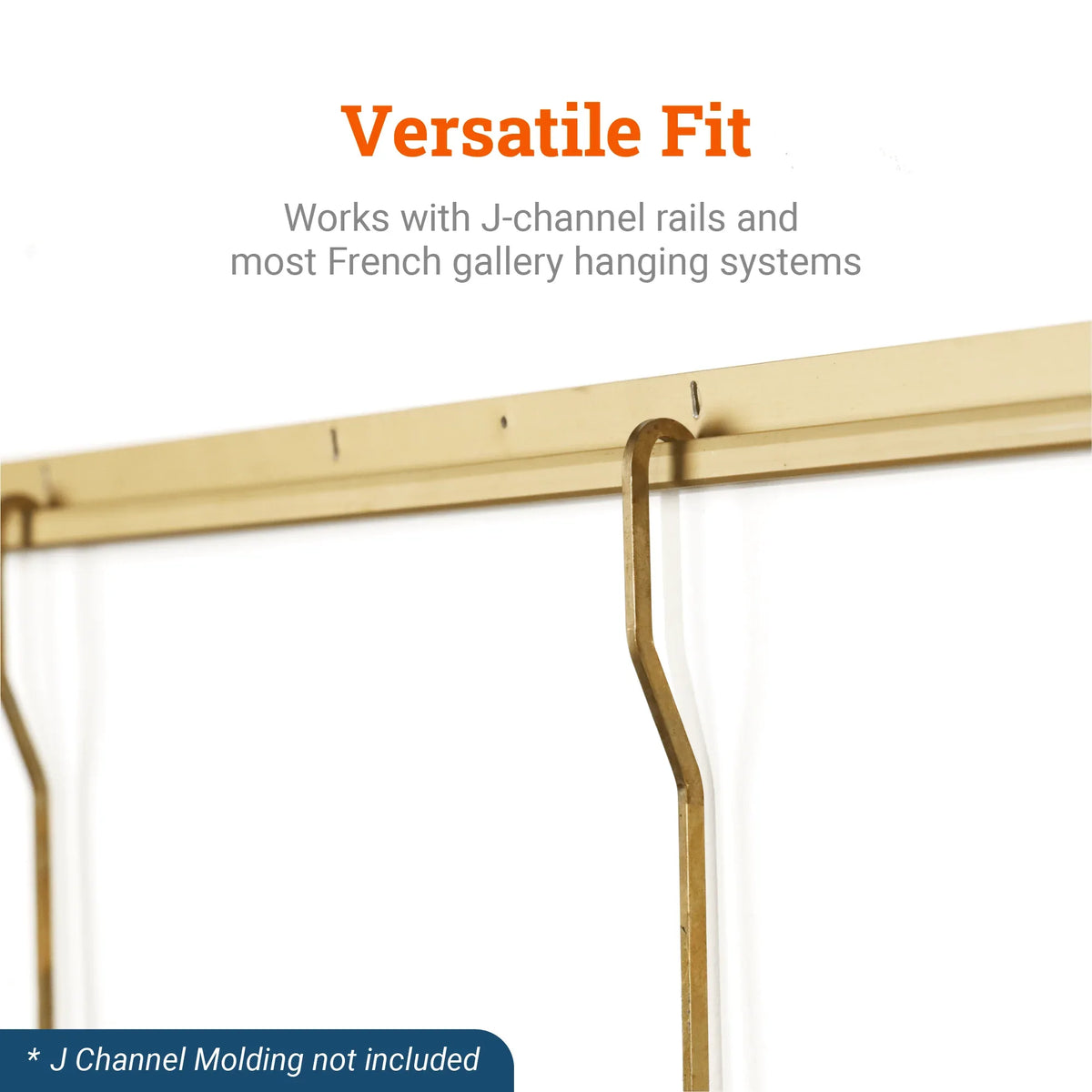 Brass Gallery Rod 5 ft - 35 lb | Picture Hang Solutions