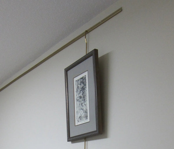 Brass Gallery Rod 5 Foot and 4mm Square - For J Channel Wall Rail ...