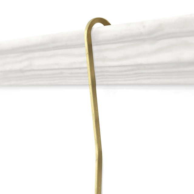 Brass Gallery Rod for Picture Rail Molding - 5 foot Rod for Hanging Multiple Frames and Photo Wall Collage