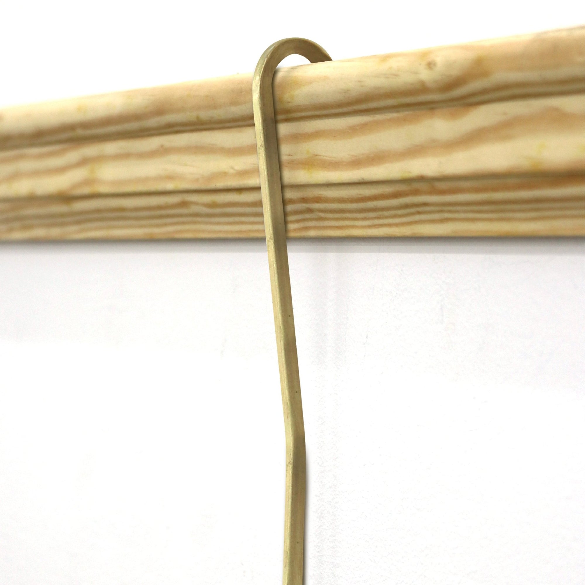 Brass Gallery Rod for Picture Rail Molding - 5 foot Rod for Hanging Multiple Frames and Photo Wall Collage - BGS-OGROD - Picture Hang Solutions