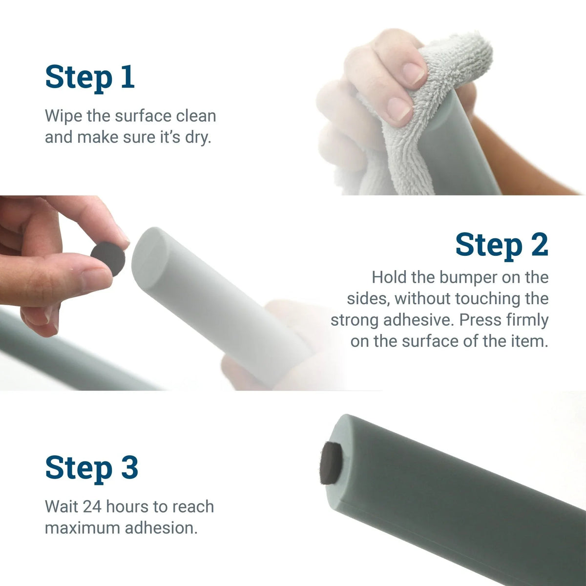 Brown Felt Bumpers for Hanging Pictures - Felt Furniture Bumpers - S-HWR-105C - Picture Hang Solutions