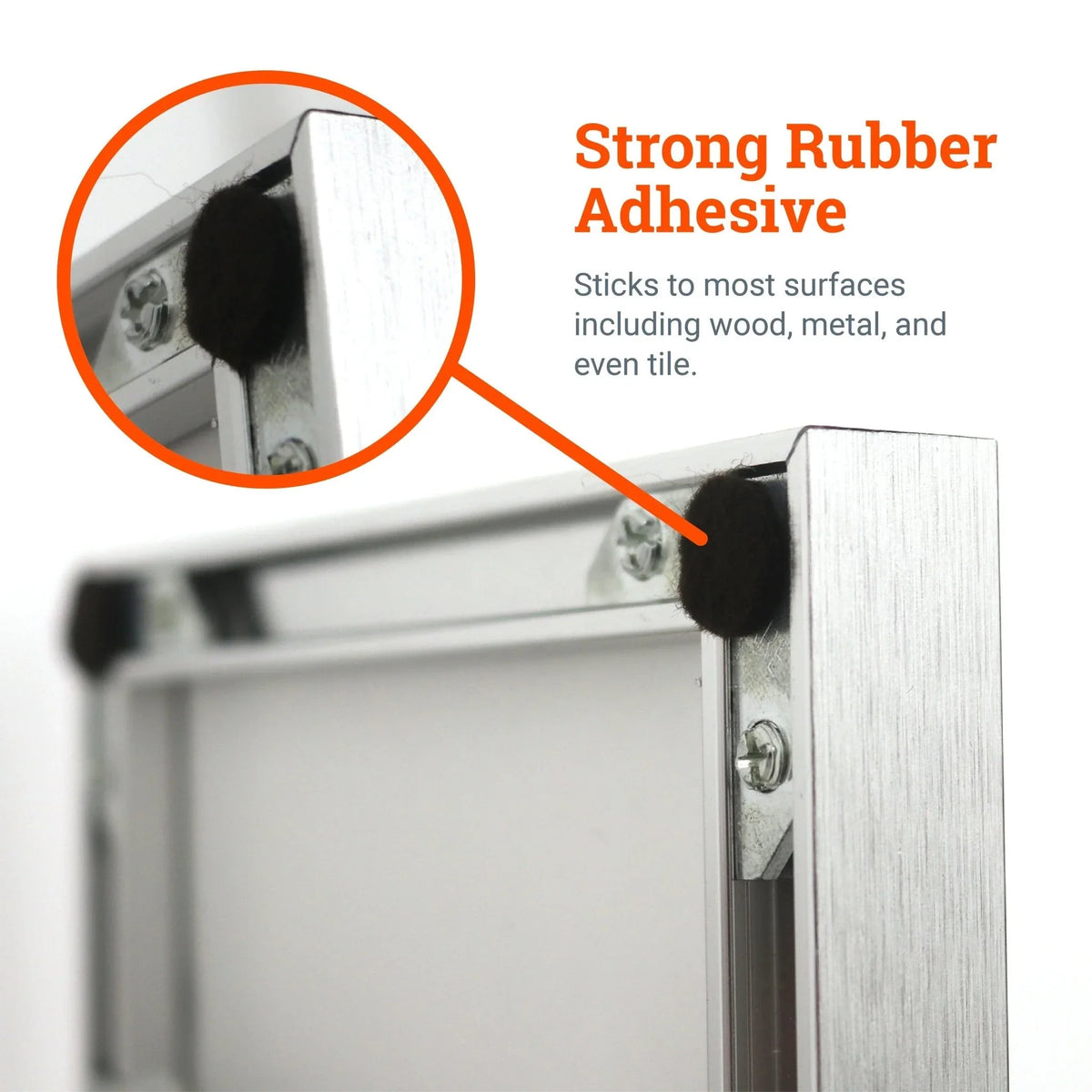 Brown Felt Bumpers for Hanging Pictures - Felt Furniture Bumpers - S-HWR-105C - Picture Hang Solutions