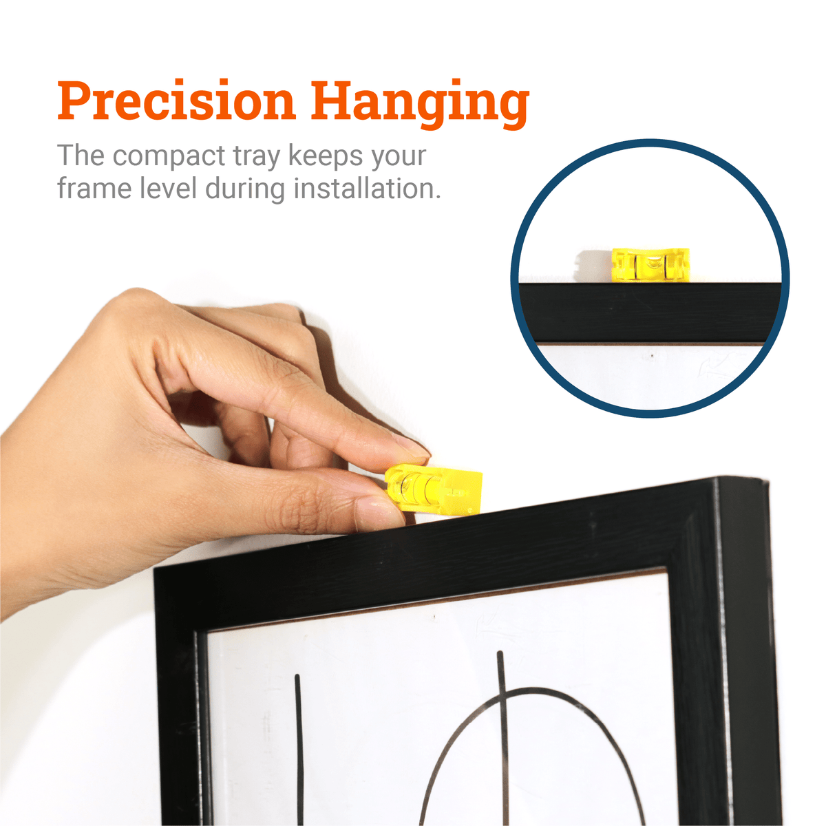 Bubble Level in Tray - S-HWR-103 - Picture Hang Solutions