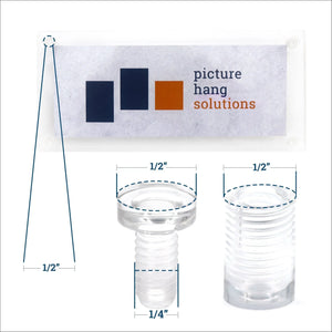 Clear Acrylic Display Sign Standoff 13mm x 19mm - S-SO-1319AC - Picture Hang Solutions