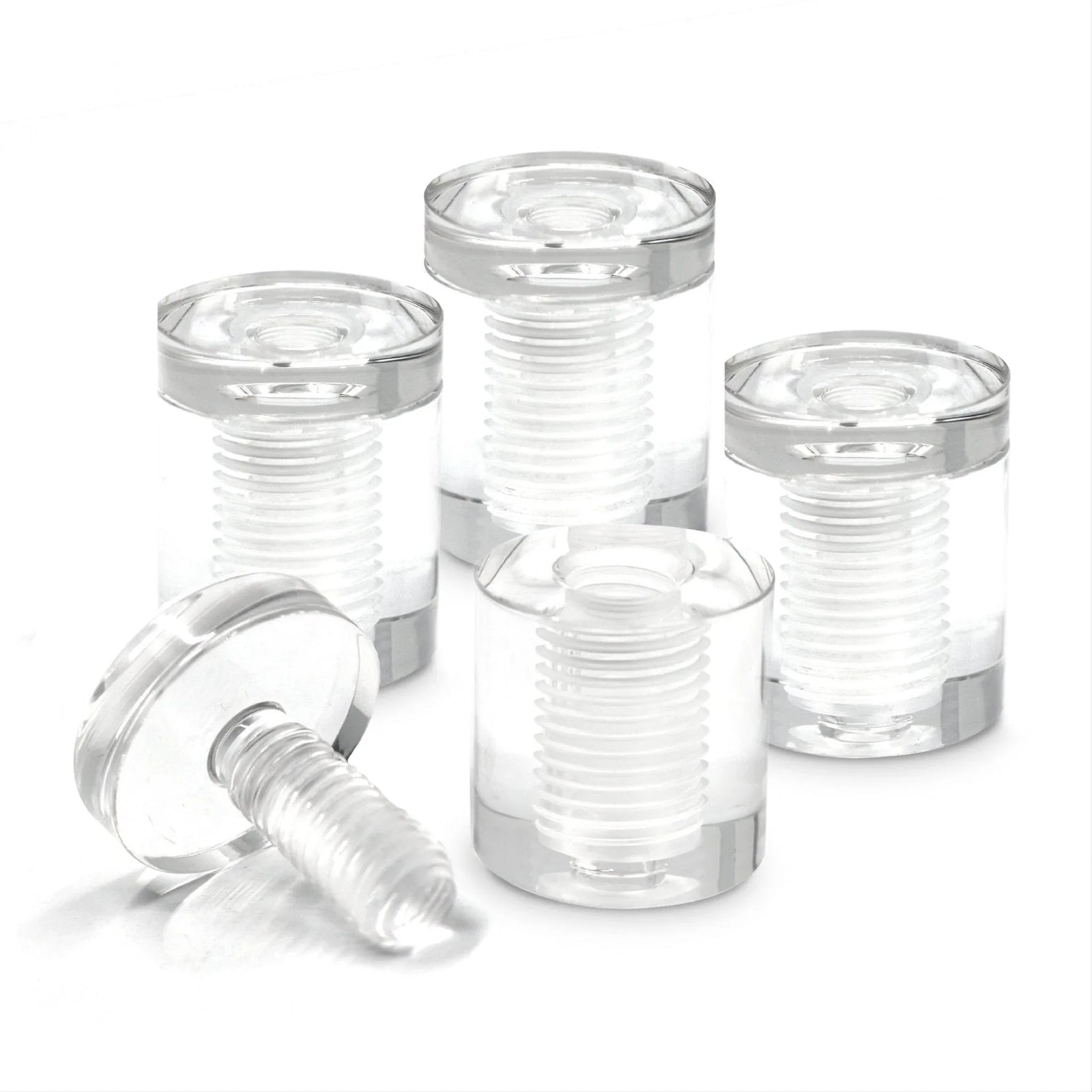 Clear Acrylic Display Sign Standoff 25mm x 25mm - S-SO-2525AC - Picture Hang Solutions