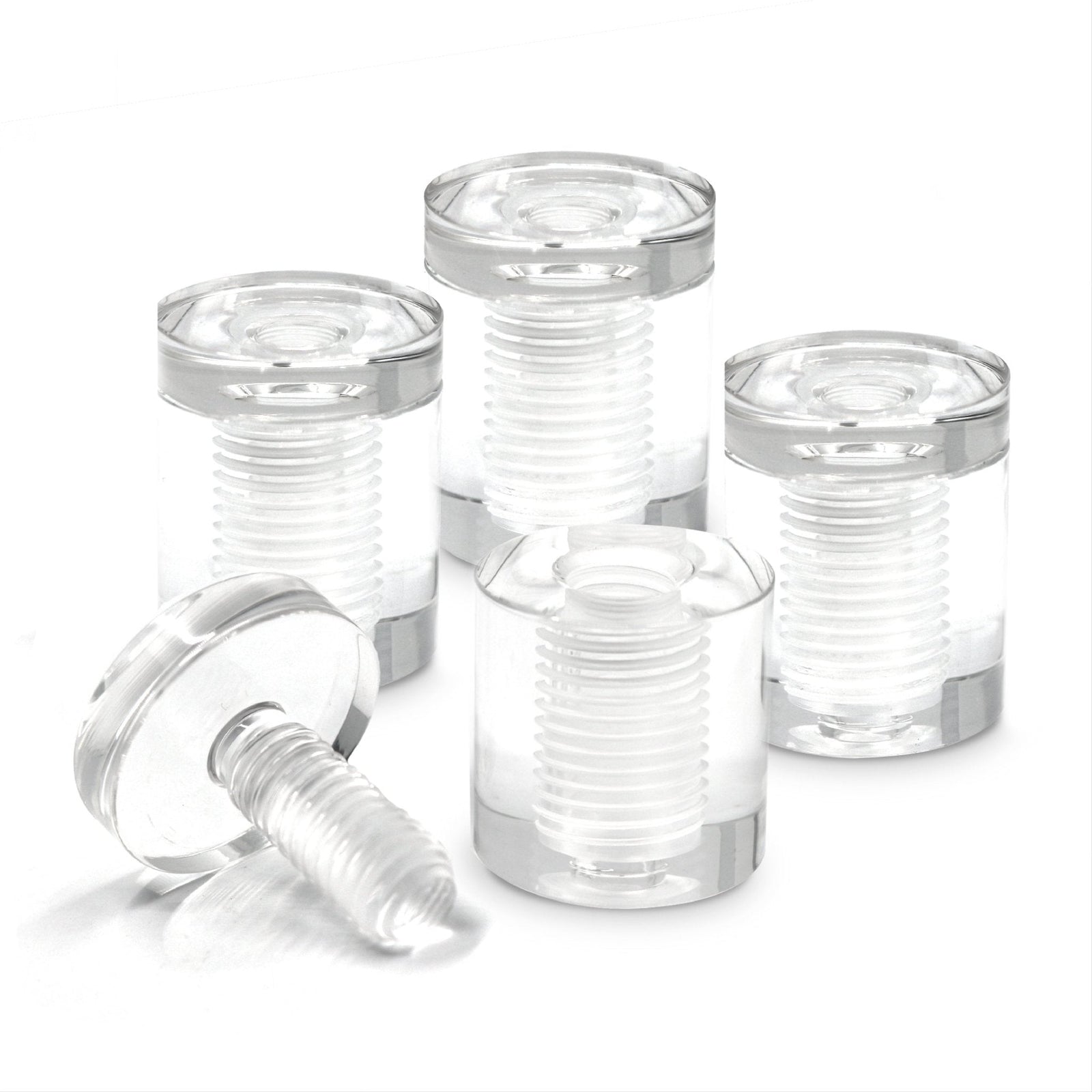 Clear Acrylic Display Sign Standoff 25mm x 25mm - S-SO-2525AC - Picture Hang Solutions