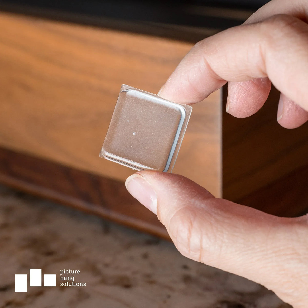 Clear Adhesive Rubber Feet - S-BMP-SQ1XX - Picture Hang Solutions