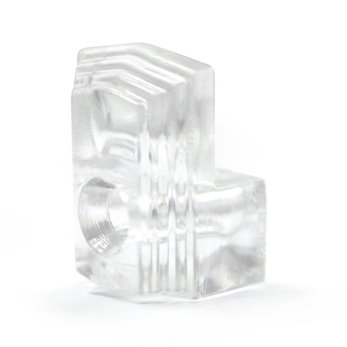 Clear Mirror Clips For Frameless Mirrors - Holds 1/4 Thick