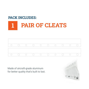 Cleat Flare 10 inch - pair - S-CLEAT-10F - Picture Hang Solutions