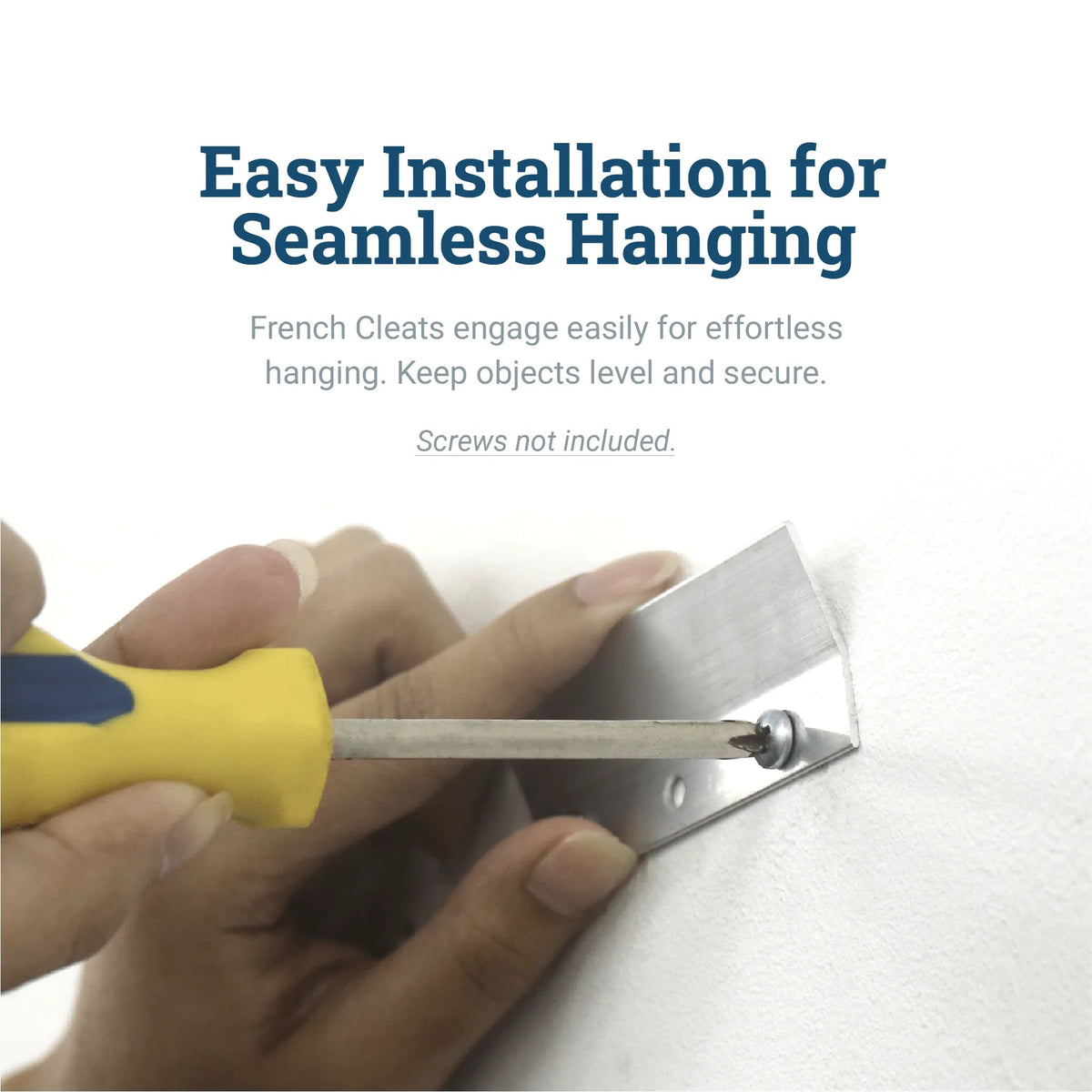 Cleat Flare 3 inch - pair - S-CLEAT-3F - Picture Hang Solutions