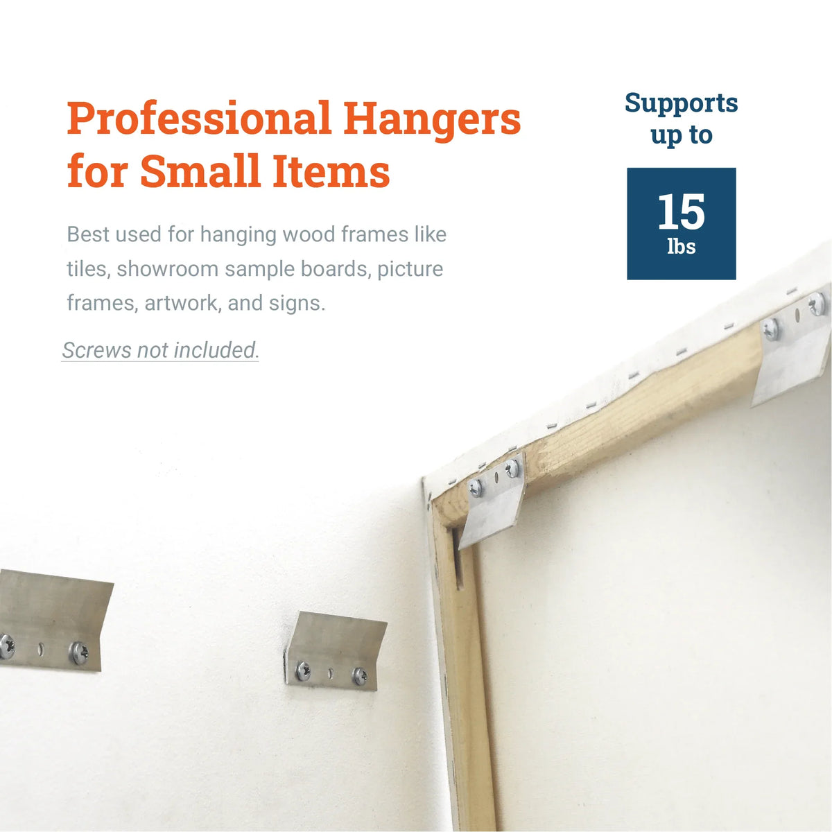 Cleat Flare 3 inch - pair - S-CLEAT-3F - Picture Hang Solutions