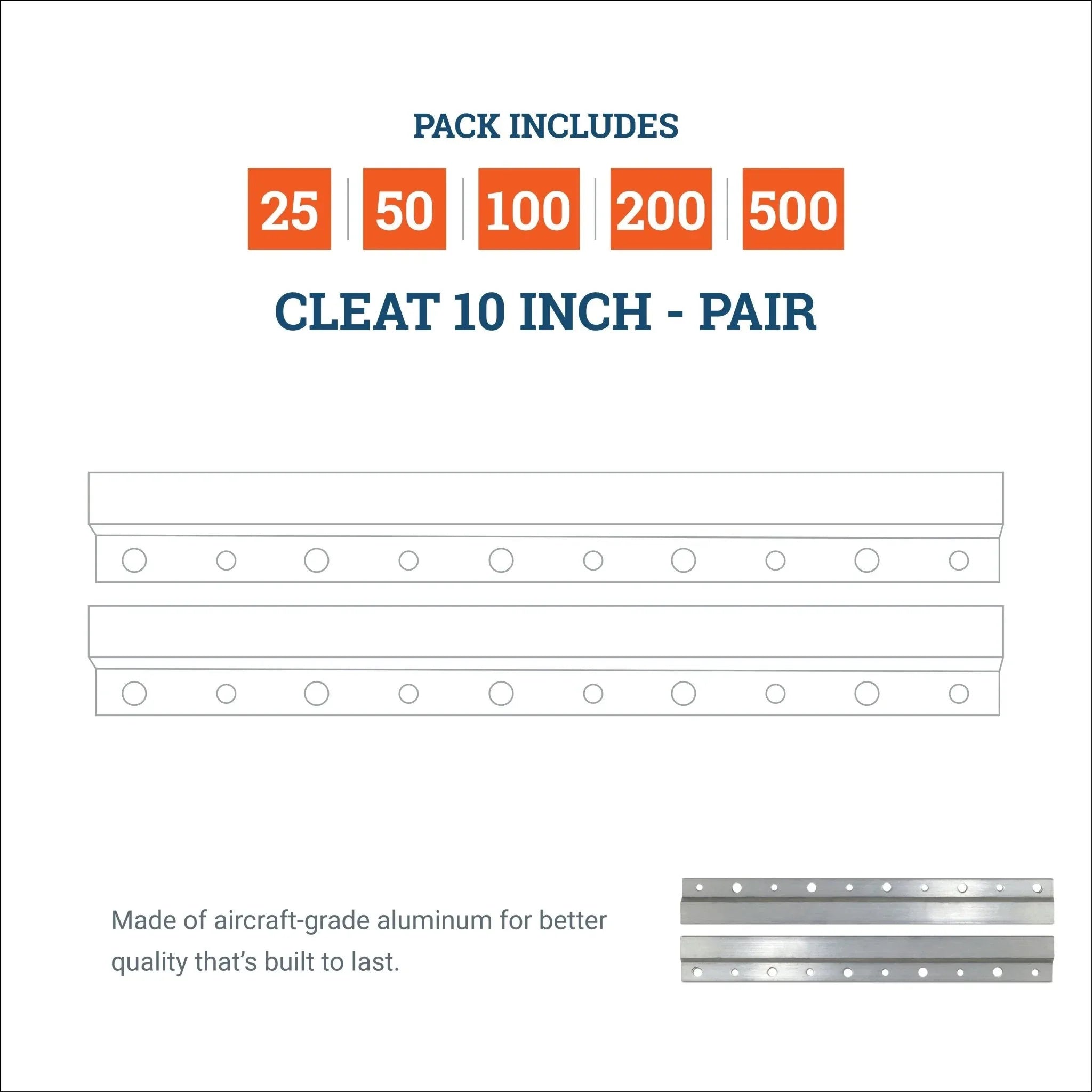 Z Cleat 10 in Pair - 85 lb | Picture Hang Solutions