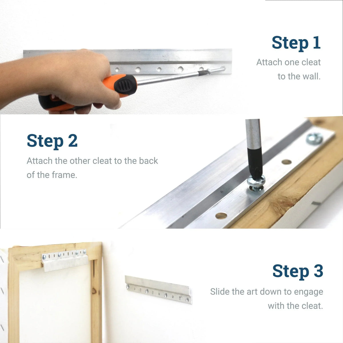 Cleat Z 10 inch - pair - S-CLEAT-10 - Picture Hang Solutions