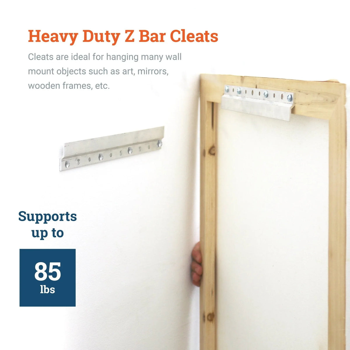 Cleat Z 10 inch - pair - S-CLEAT-10 - Picture Hang Solutions