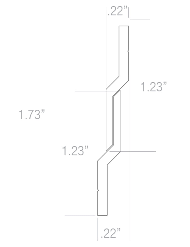 Cleat Z 45 inch - pair - CLEAT-45 - Picture Hang Solutions