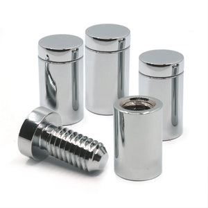 CN - Series Brass Flat Top Sign Standoff 13mm x 19mm - S-SO-1319BR - Picture Hang Solutions