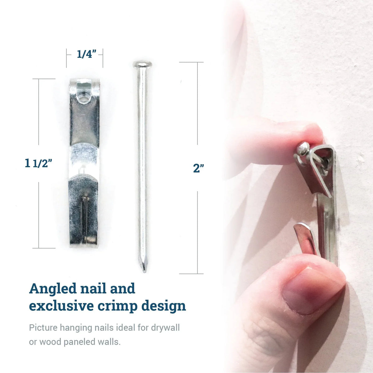 Conventional 50 lb Hook - S-HWR-2054-50X - Picture Hang Solutions