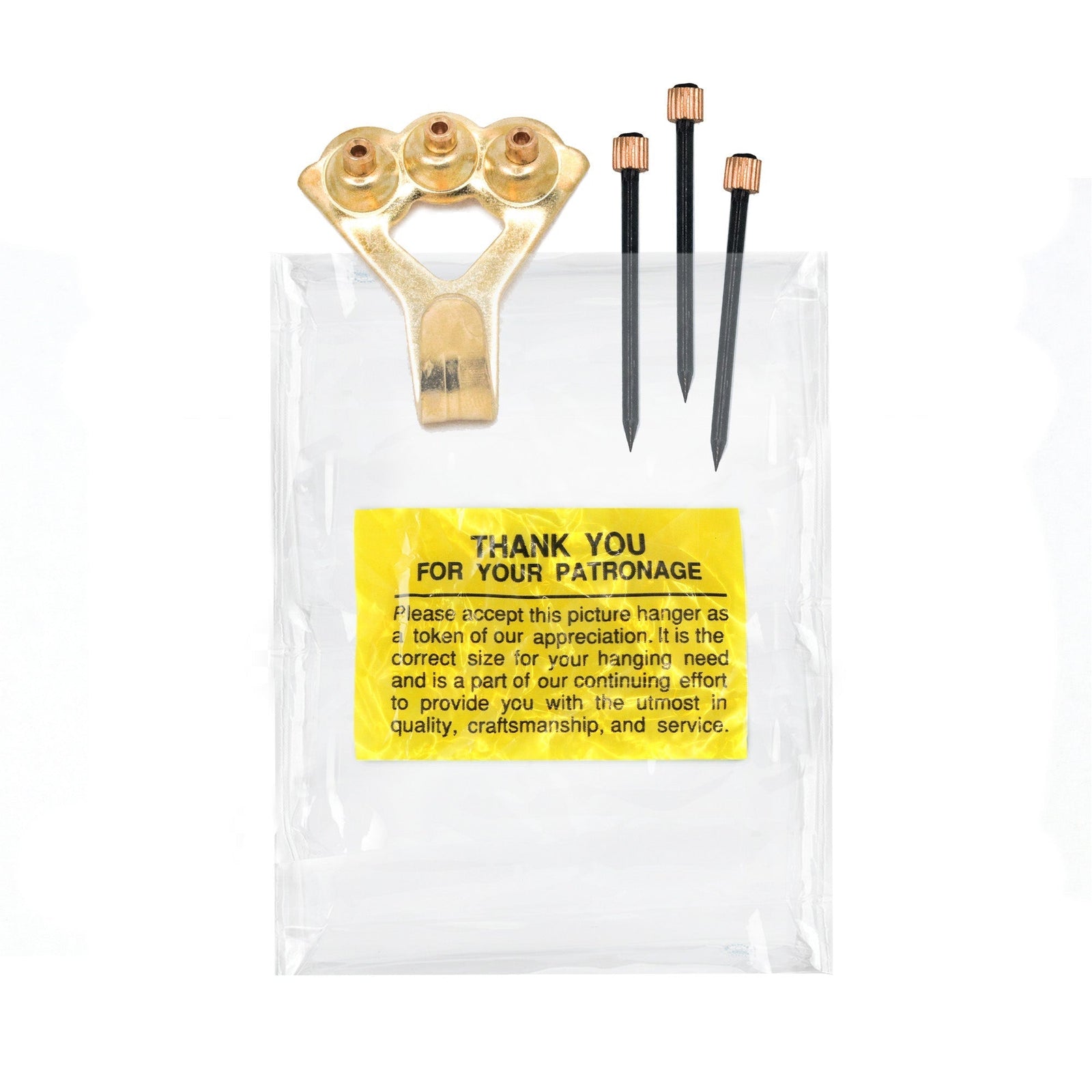 Courtesy Brass 100 lb Hook - S-BCH-100X - Picture Hang Solutions