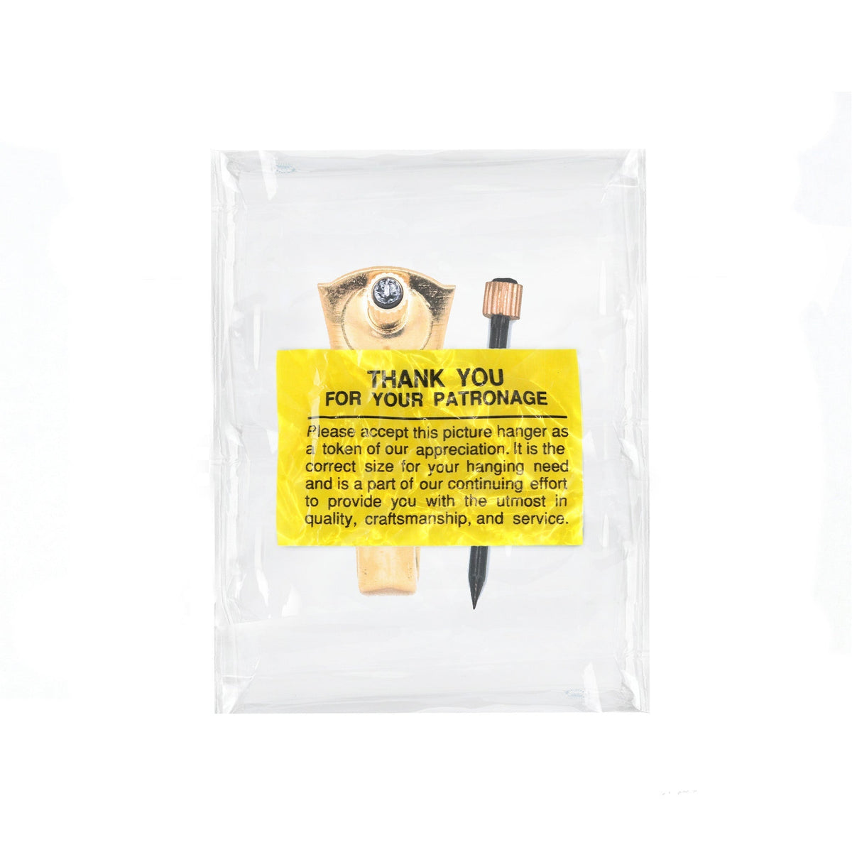 Courtesy Brass 30 lb Hook - S-BCH-30X - Picture Hang Solutions