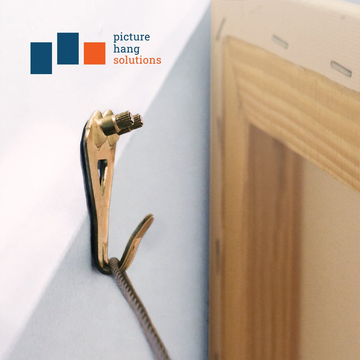 Courtesy Brass 50 lb Hook - S-BCH-50M - Picture Hang Solutions