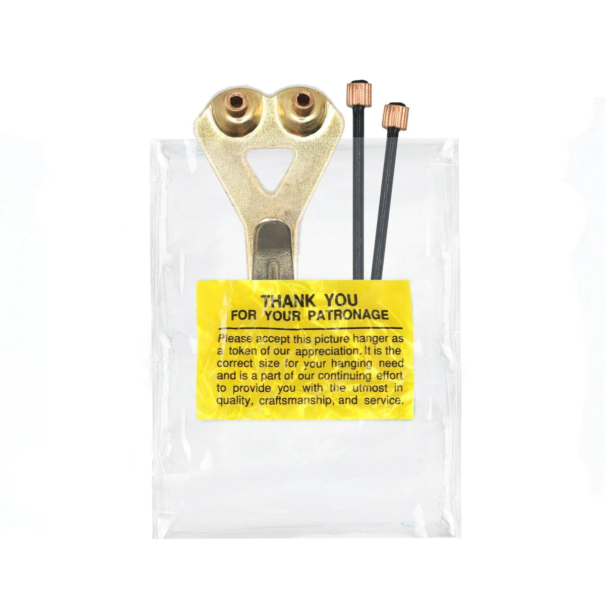 Courtesy Brass 50 lb Hook - S-BCH-50X - Picture Hang Solutions