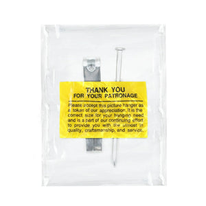 Courtesy Nickel 100 lb Hook - S-NCH-100X - Picture Hang Solutions