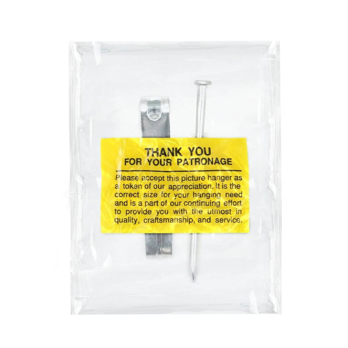 Courtesy Nickel 50 lb Hook - S-NCH-50X - Picture Hang Solutions
